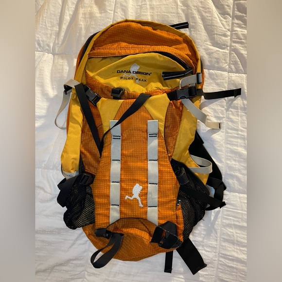 Dana Design Bags Dana Design Pilot Peak Hiking Camping Backpack Orangeyellow Backpacking